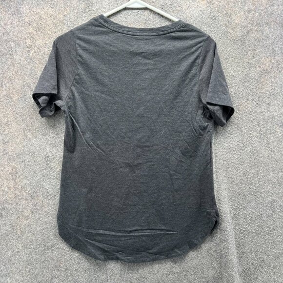 Miami Marlins Shirt Womens Small Charcoal Gray Nike Big Graphic Print Tee - Picture 2 of 11